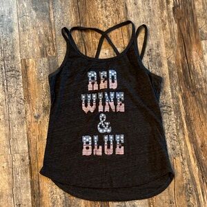 Patriotic Black Women's Tank Top